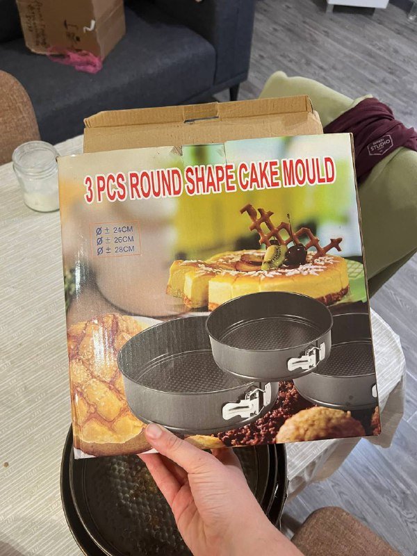 Три разъемные формы для запекания 24 26 28 см 2