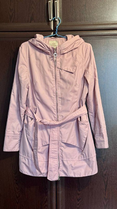 Легкая ветровка пыльная роза размер 48