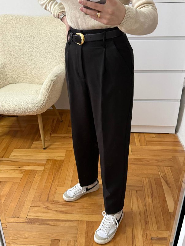 H&M блузка, ZARA брюки, H&M свитер, свитер XS, жакет шерстяной 2