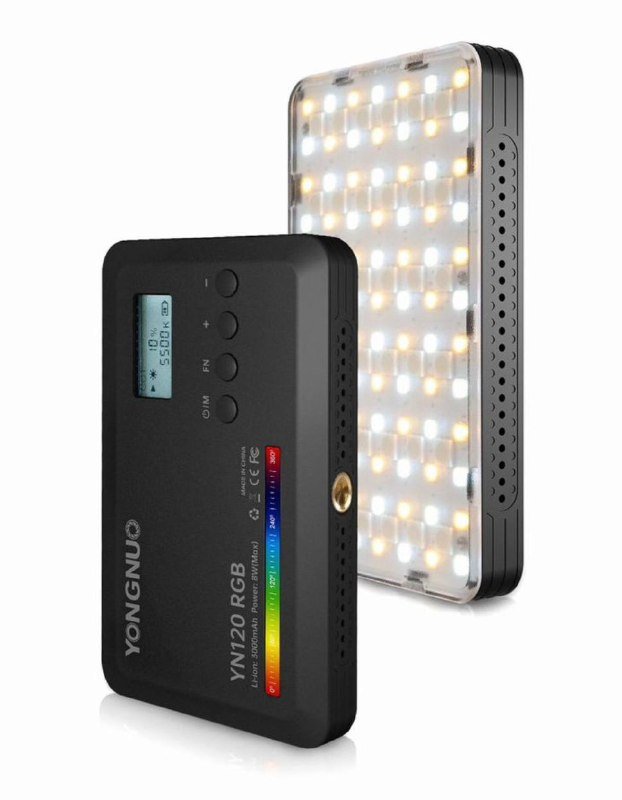 Портативный видео свет Yongnuo с мини штативом 6