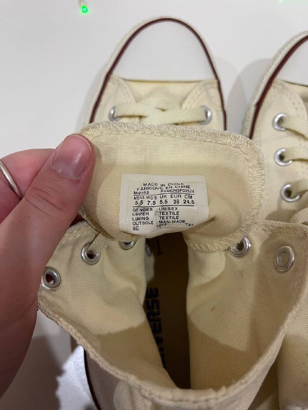 Кеды Converse Chuck Taylor All Star завышенные Natural Ivory 38 3