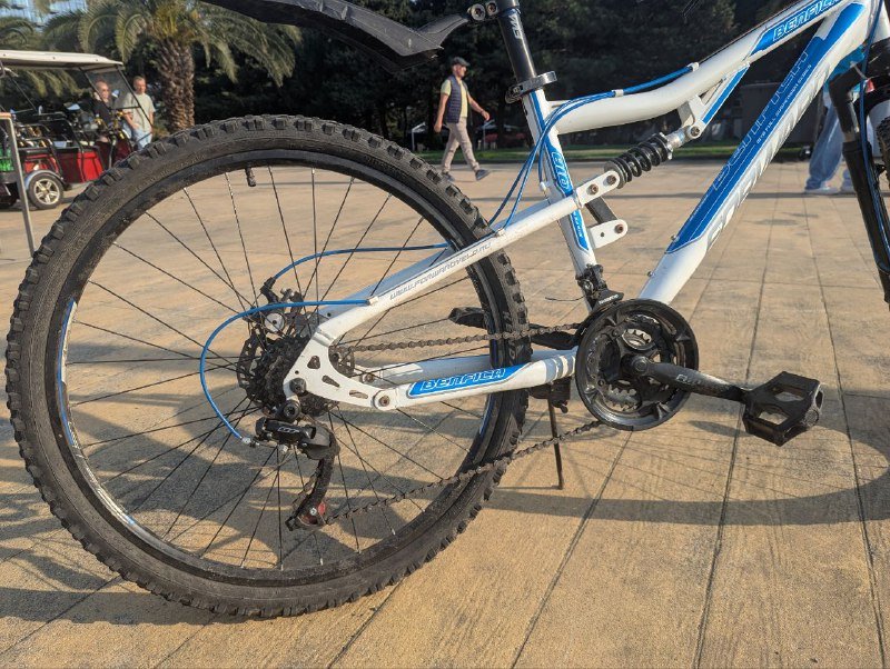 Велосипед двухподвес с комплектом насос и мультитул 6