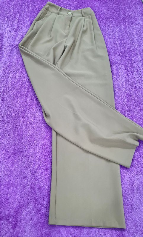 Брюки палаццо песочные женские