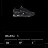 Nike Wmns Air Max 97 кроссовки 1