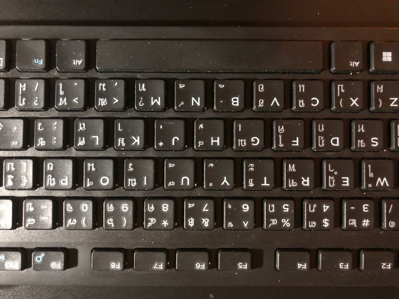 Клавиатура Dell проводная английский тайский 2