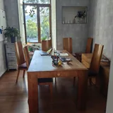 Стол, 8 стульев, тумба, зеркало 2