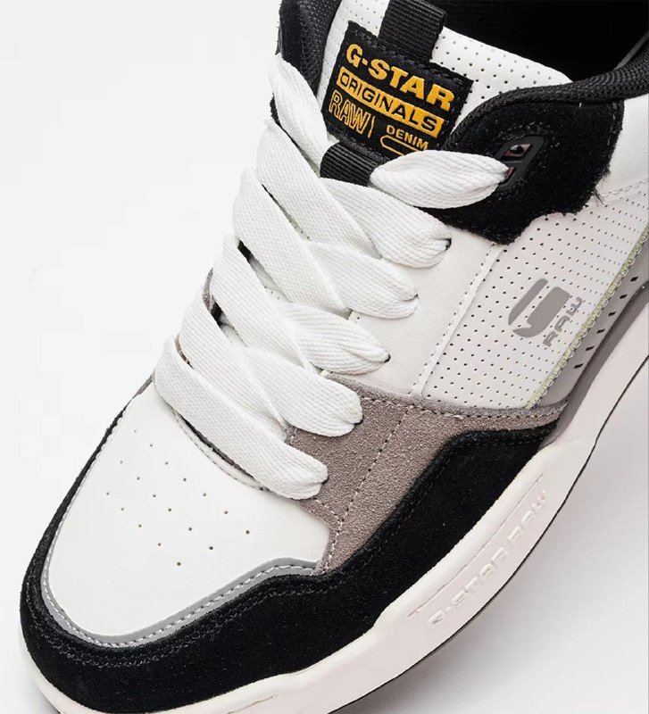 Кроссовки G-Star Raw Attacc Cup Low M черно-белые мужские 43 размер