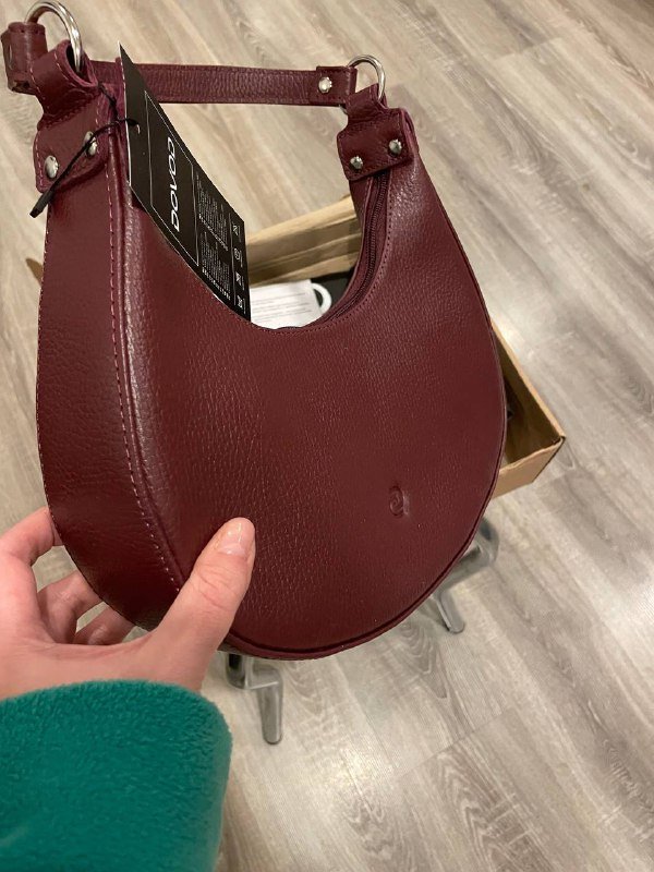 Сумка из натуральной кожи бордовая 2