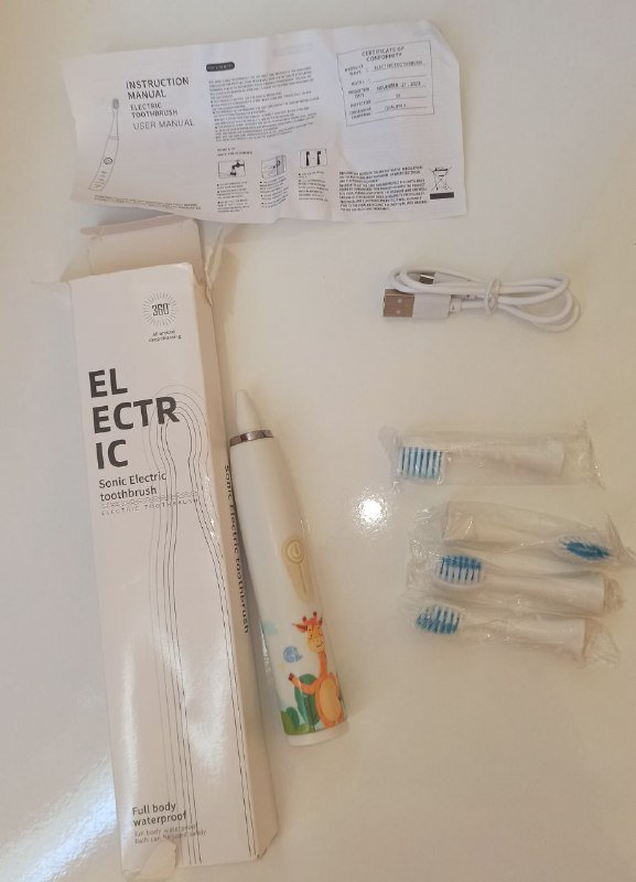 Детская электрическая зубная щётка