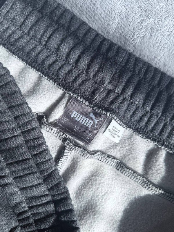 Штаны серые утепленные Puma, черные утепленные Puma, Adidas, молочные утепленные Puma, синие Puma 2