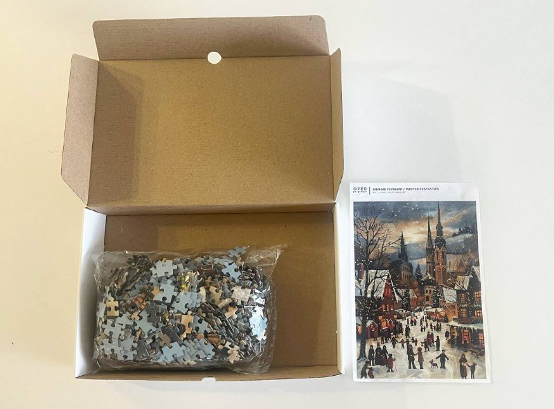 Пазл Зимние гуляния 1000 деталей 2