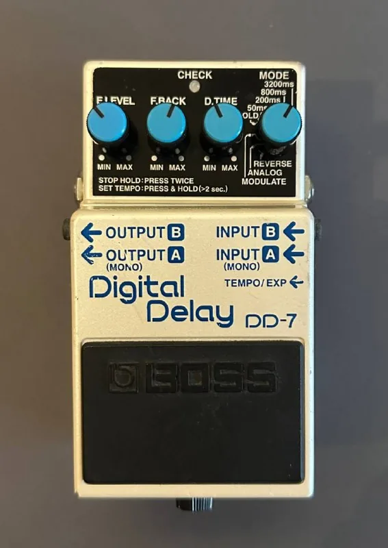 Boss DD-7 Digital Delay, гитарная педаль эффектов