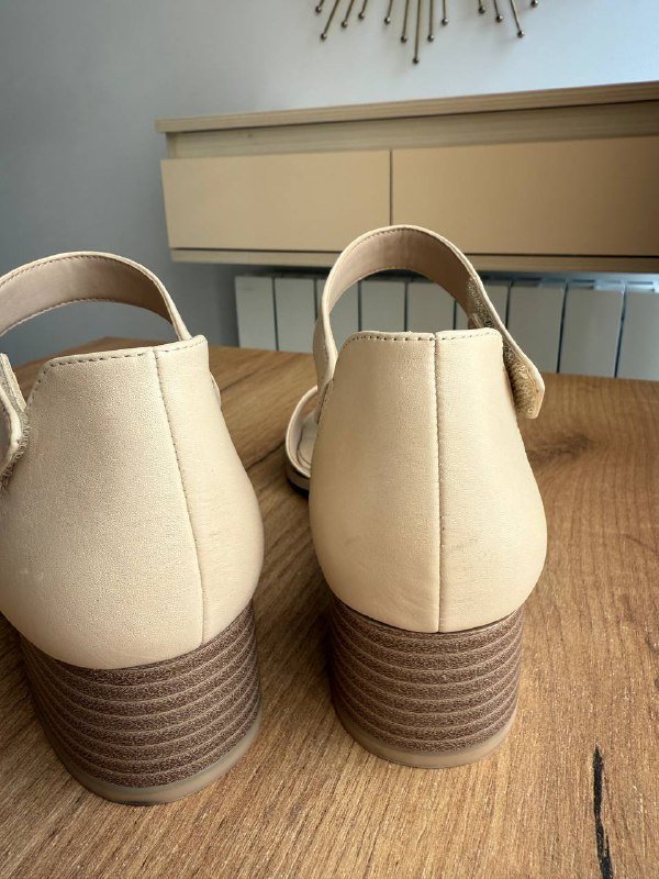 Босоножки на каблуке Caprice, размер 39, натуральная кожа 2