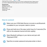 Беспроводная клавиатура Logitech K780 7