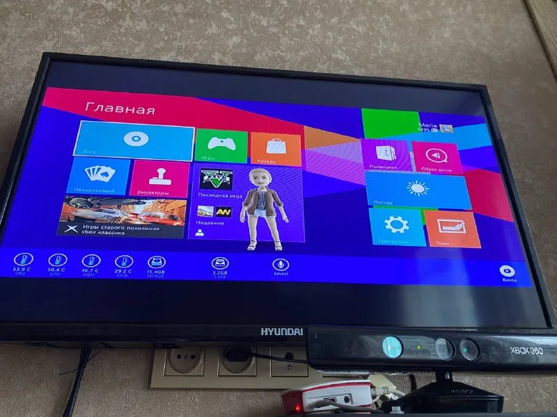 XBOX 360, Kinect, геймпады, HDMI кабель 1