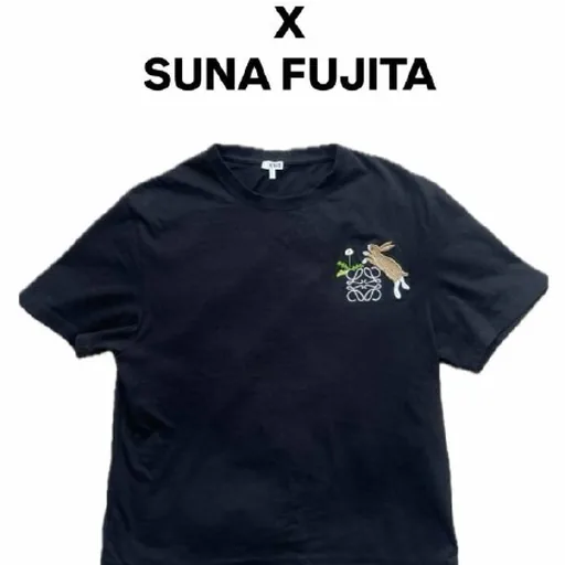 Loewe x Suna Fujita, Jil Sander blazer, Balenciaga T-shirt