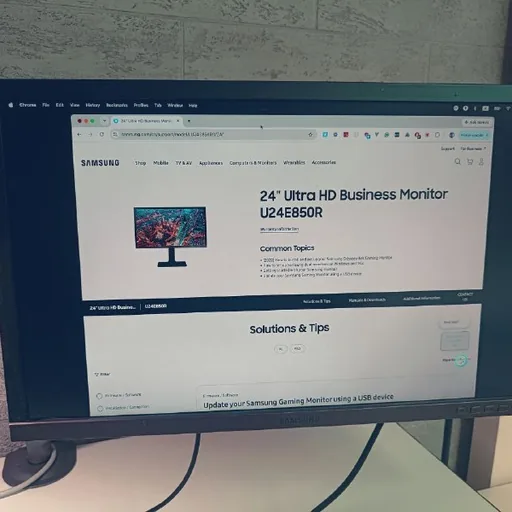 Монитор Samsung U24E850R 24"