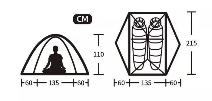 Палатка Naturehike star river 2 с юбкой 2