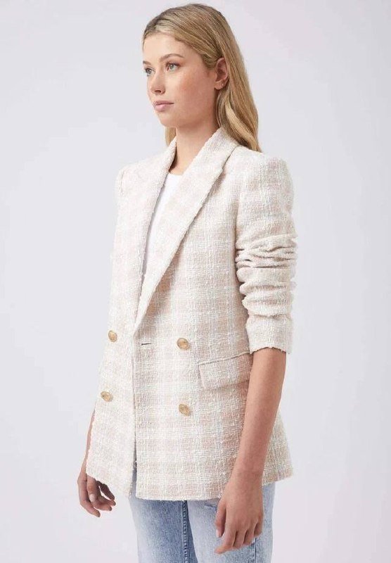 Двубортный твидовый жакет Decjuba женский