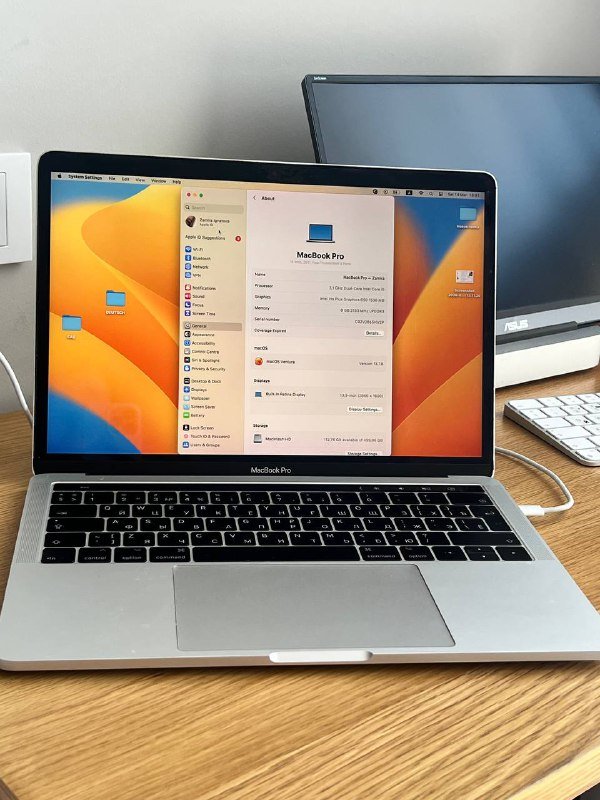 MacBook Pro 13 2017 с Touch Bar и 4 портами USB-C