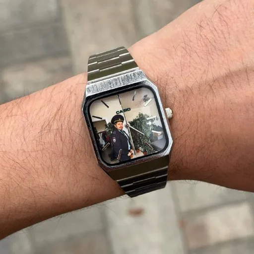 Custom Casio watch with Pasha Tekhnik