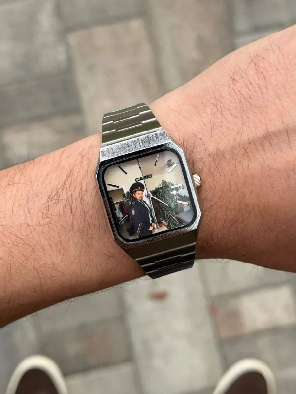 Custom Casio watch with Pasha Tekhnik 1