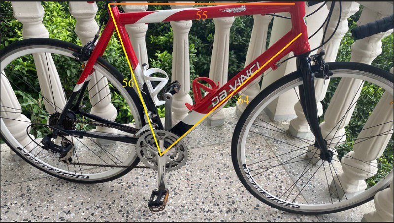 Шоссейный велосипед Da Vinci, запаска, лопатки 3