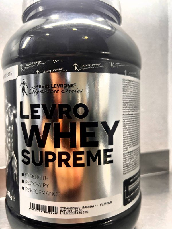 протеин LEVRO WHEY SUPREME клубника-банан 2