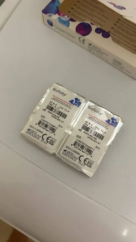 Контактные линзы Biofinity, -2.25 и -3.25 1
