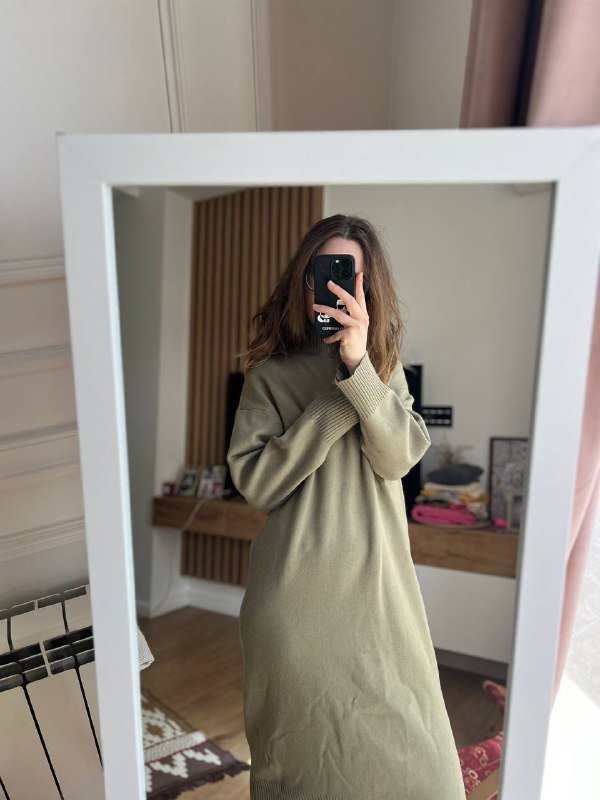 Вязаное платье Sela размер S оверсайз 2