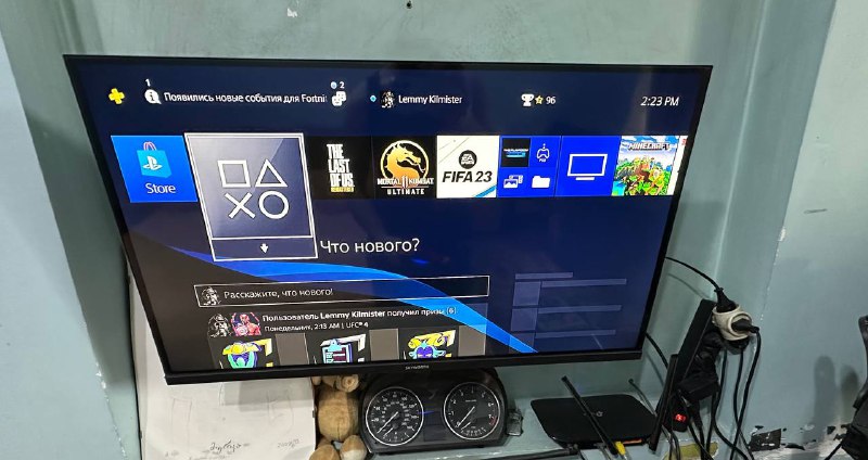 ps4 playstation4 с джойстиком и диском fifa23 4