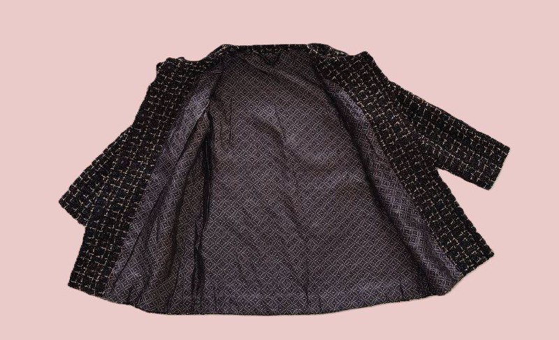 Лёгкое твидовое пальто 6-7 лет 2