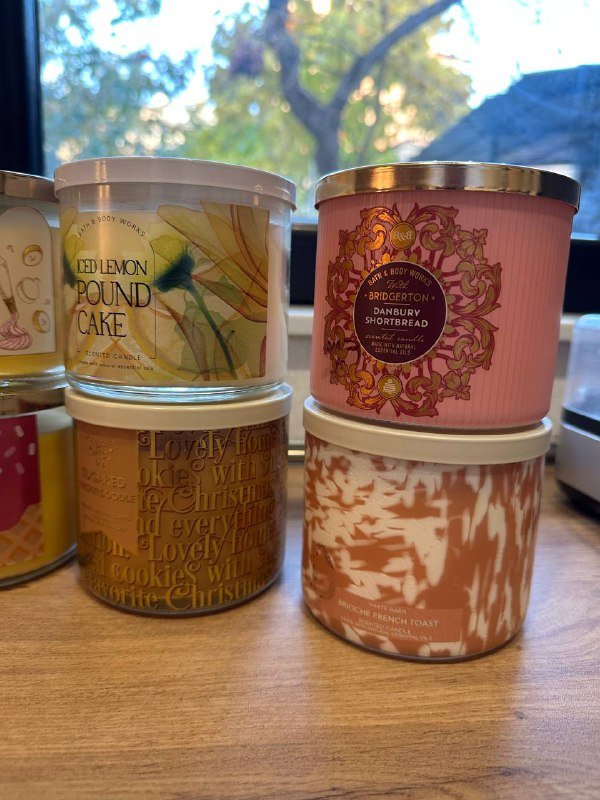 Свечки Bath and Body Works с тремя фитилями 3