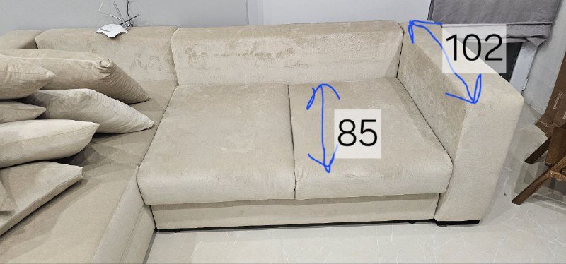 Диван угловой La'Sofa Плаза раскладываемый с хранения вещей 4