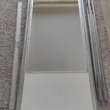 Две дверцы раздвижного шкафа с зеркалами 1