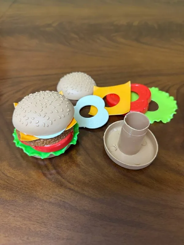 Hamburger stacking toy
