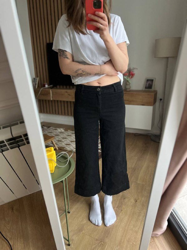 Кюлоты H&M, Спортивный костюм, Дутый жилет Sela 2