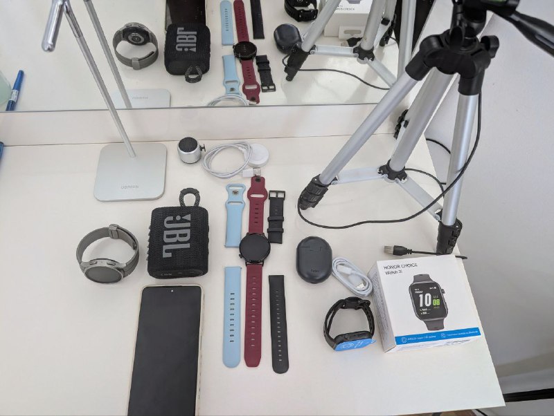 Клетка для собаки, Poco X4 pro 5G, Honor Watch 2i, Huawei Watch GT 3, колонки JBL GO3, кольцевая лампа 4