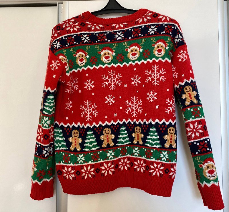 Новогодний рождественский свитер Terranova размер М 2