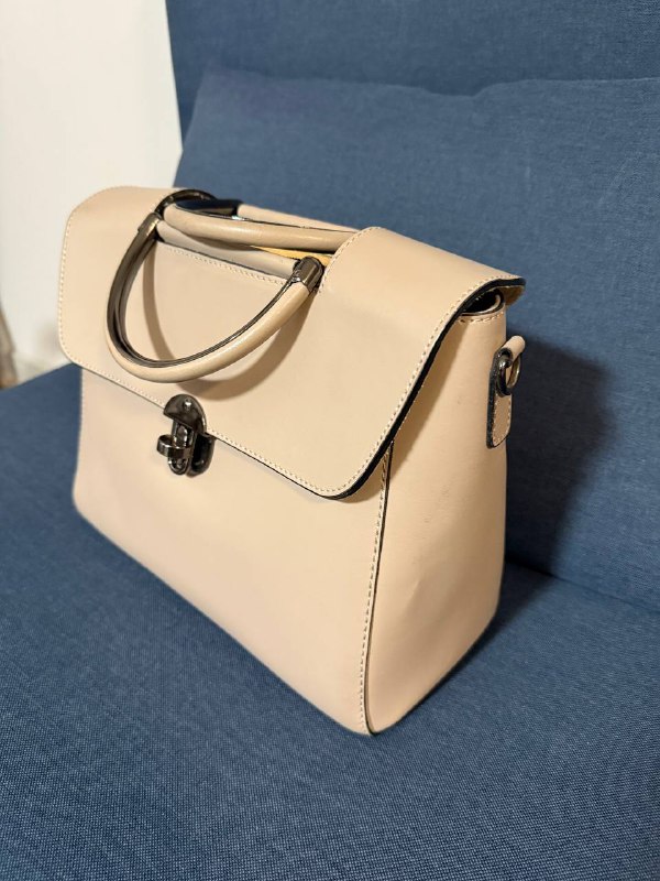 Кожаная сумка итальянского бренда, Новая бананка Massimo Dutti кожа 2