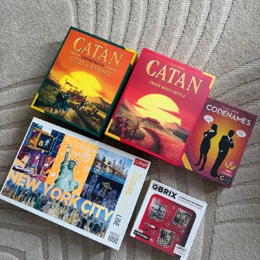 Catan, Codenames, пазл, алмазная мозаика
