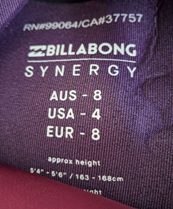 Женский гидрокостюм Billabong 4/3 S-M 3