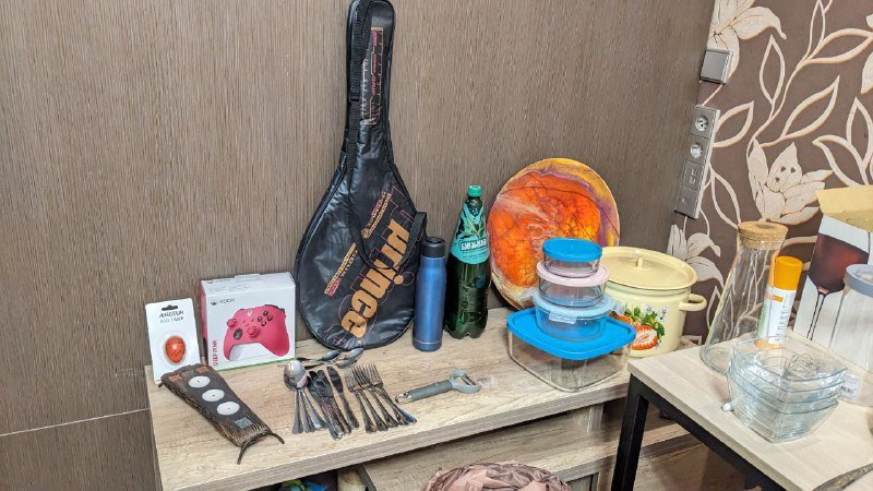 Джойстик Xbox, лестница, набор для ремонта, теннисная ракетка, драцена в горшке 4