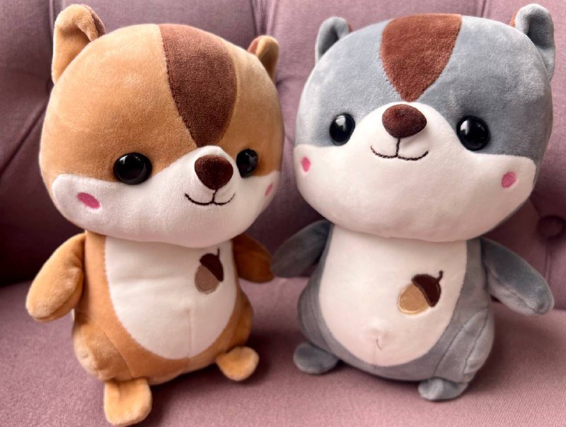 Мягкие игрушки белочки 4