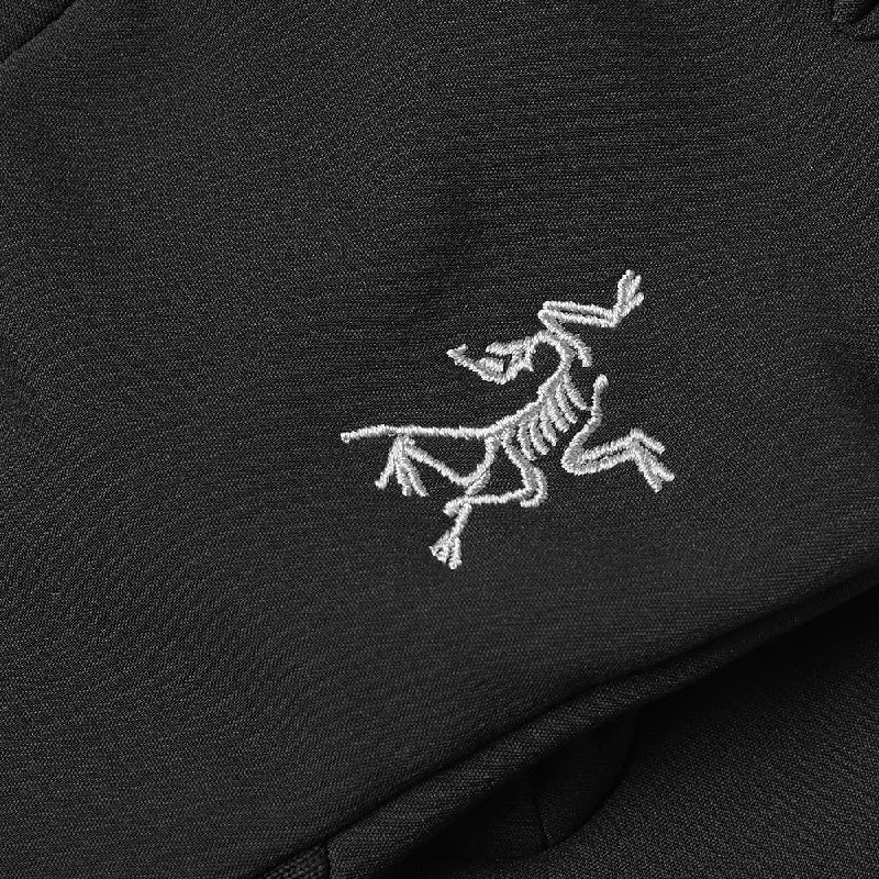 Черные перчатки Arcteryx женские S мужские XS 3