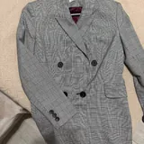 Косуха Zara, пиджак в клетку, рубашка Temu, джинсы Zara и Befree, топ New Yorker 3
