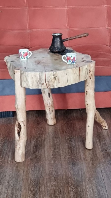 Два журнальных столика handmade, 54 см в диаметре 5