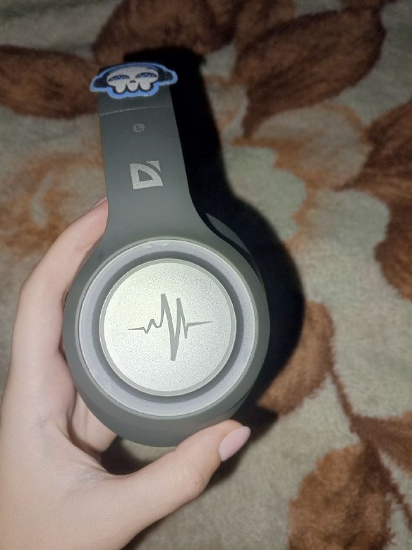 Беспроводные блютуз наушники складные темно-серые 2