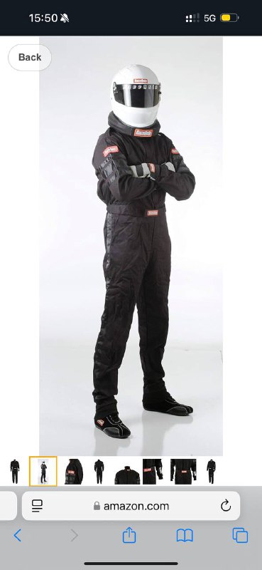 Racequip Single Layer Racing Suit Size L