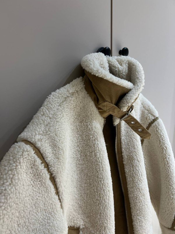 Дубленка Zara оверсайз XS-S 5